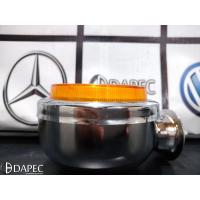 LANTERNA BOJUDA CROMADA LED AMARELA