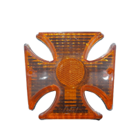 AF425CAM LANTERNA CRUZ DE MALTA CROMADA /AMARELA AF LANTERNAS!