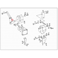 4571550235 SUPORTE SUPERIOR OM457 MERCEDES BENZ