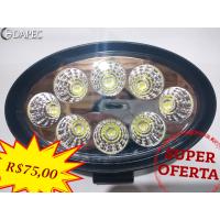 7035444 FAROL DE MILHA OVAL 8 LEDS - TARPONN!!