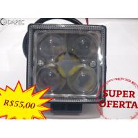 7035442 FAROL DE MILHA QUADRADRO 4 LEDS - TARPONN!