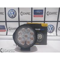 FAROL DE MILHA REDONDO 9 LEDS AZUL- MARCA: TARPONN !!