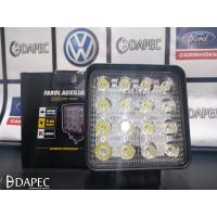 TP6003 FAROL AUXILIAR QUADRADO 16 LEDS BIVOLTS -MARCA: TARPONN!!